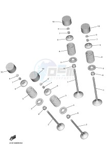 YZF-R6 YZF600 R6 (BN64) drawing VALVE