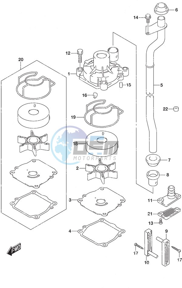 Water Pump High Thrust