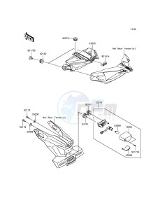 NINJA H2 ZX1000NFF XX (EU ME A(FRICA) drawing Taillight(s)