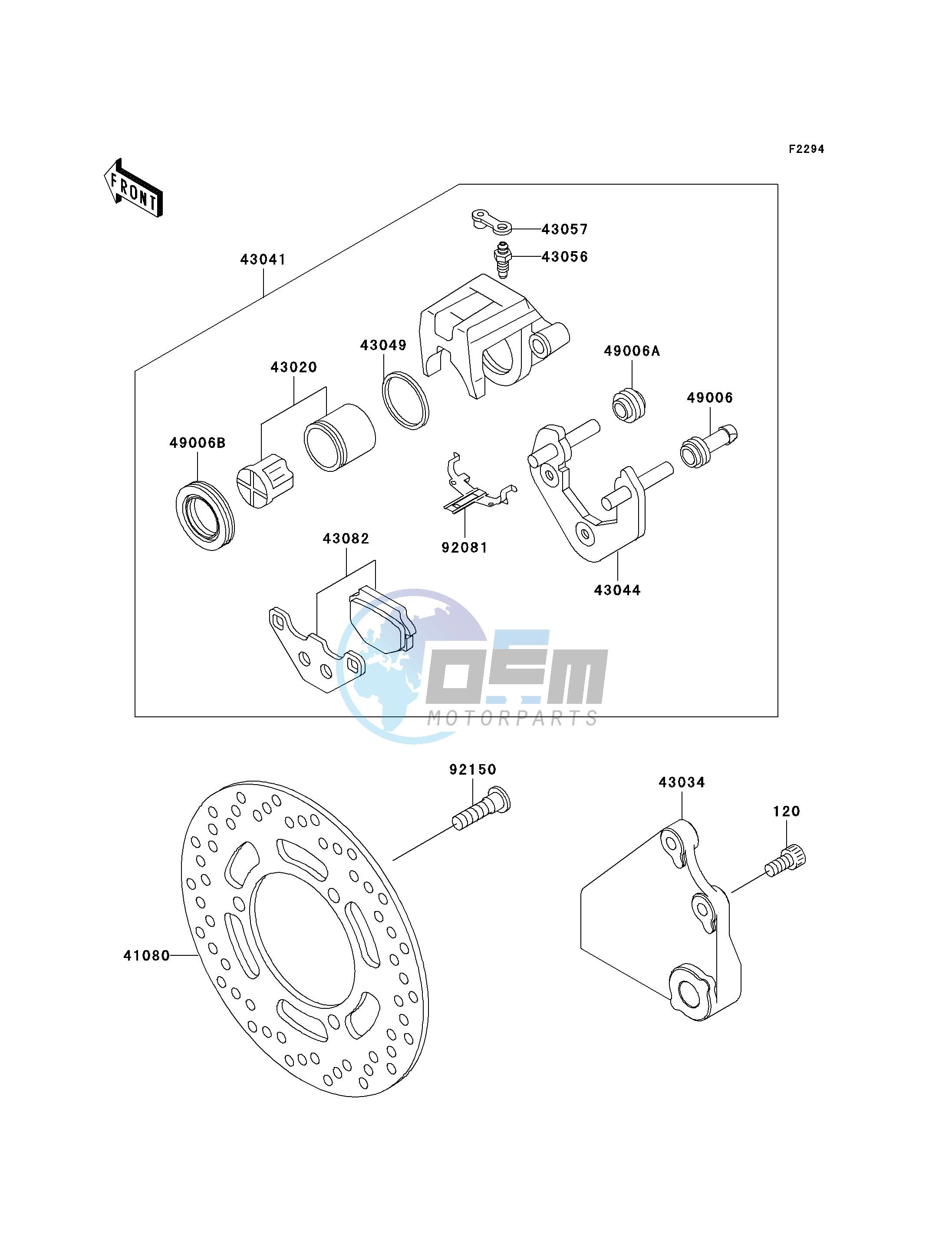 REAR BRAKE-- D10- -