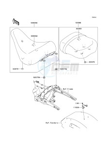 VN 1700 C [VULVAN 1700 NOMAD] (9FA) C9F drawing SEAT