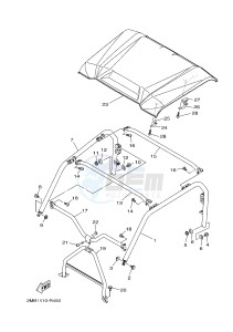 YXE700E YXE70WPXH WOLVERINE R-SPEC EPS (2MBD) drawing GUARD 2