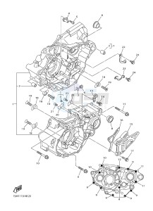 WR250F (2GB7 2GB8 2GB9) drawing CRANKCASE