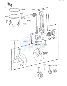 KX 125 E [KX125] (E2) [KX125] drawing CRANKSHAFT_PISTON