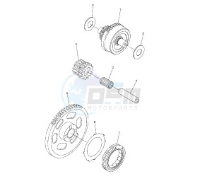 WR F 450 drawing STARTING CLUTCH