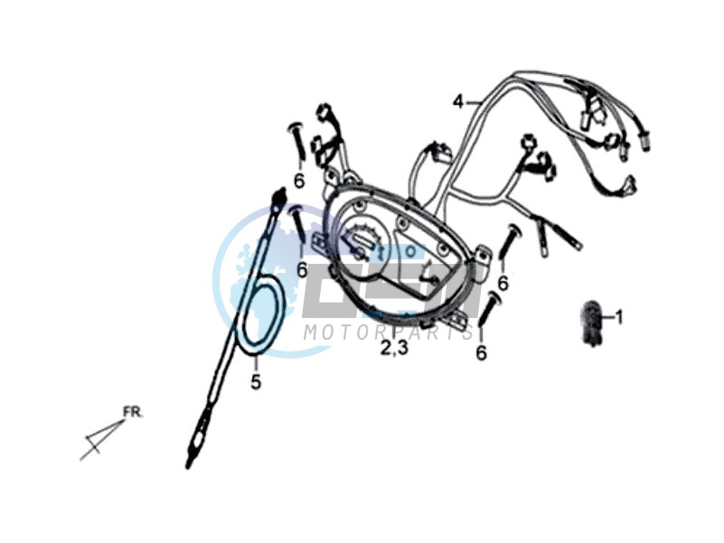 DASHBOARD / SPEEDOMETER CABLE / WIRING HARNASS