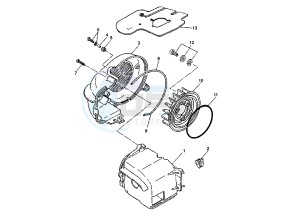 YQ AEROX 100 drawing COOLING HOOD