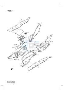 UH125ZE BURGMAN EU drawing REAR LEG SHIELD