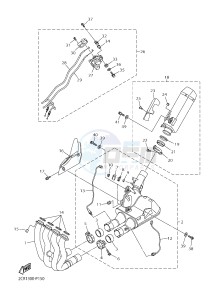 YZF-R1 998 R1 (2CRC 2CRD) drawing EXHAUST