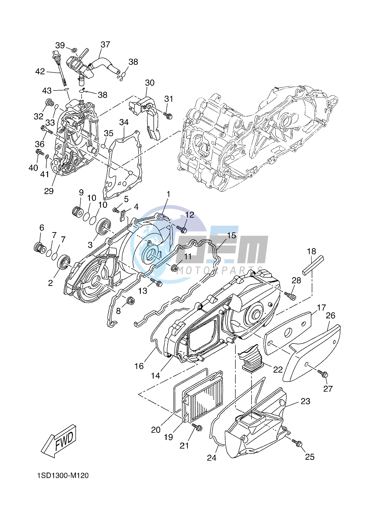 CRANKCASE COVER 1