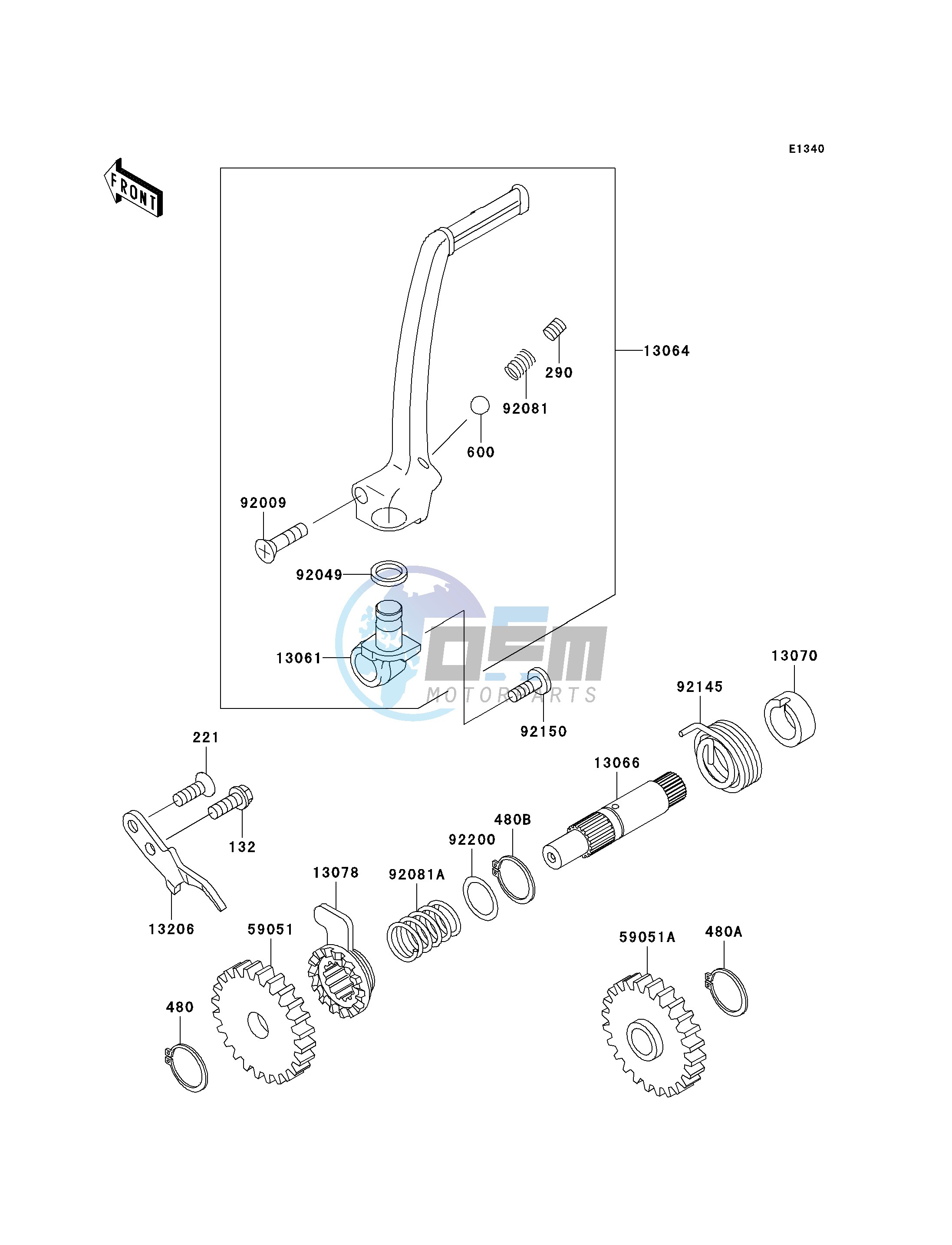 KICKSTARTER MECHANISM