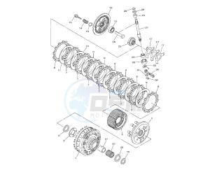 YZF R6 600 drawing CLUTCH