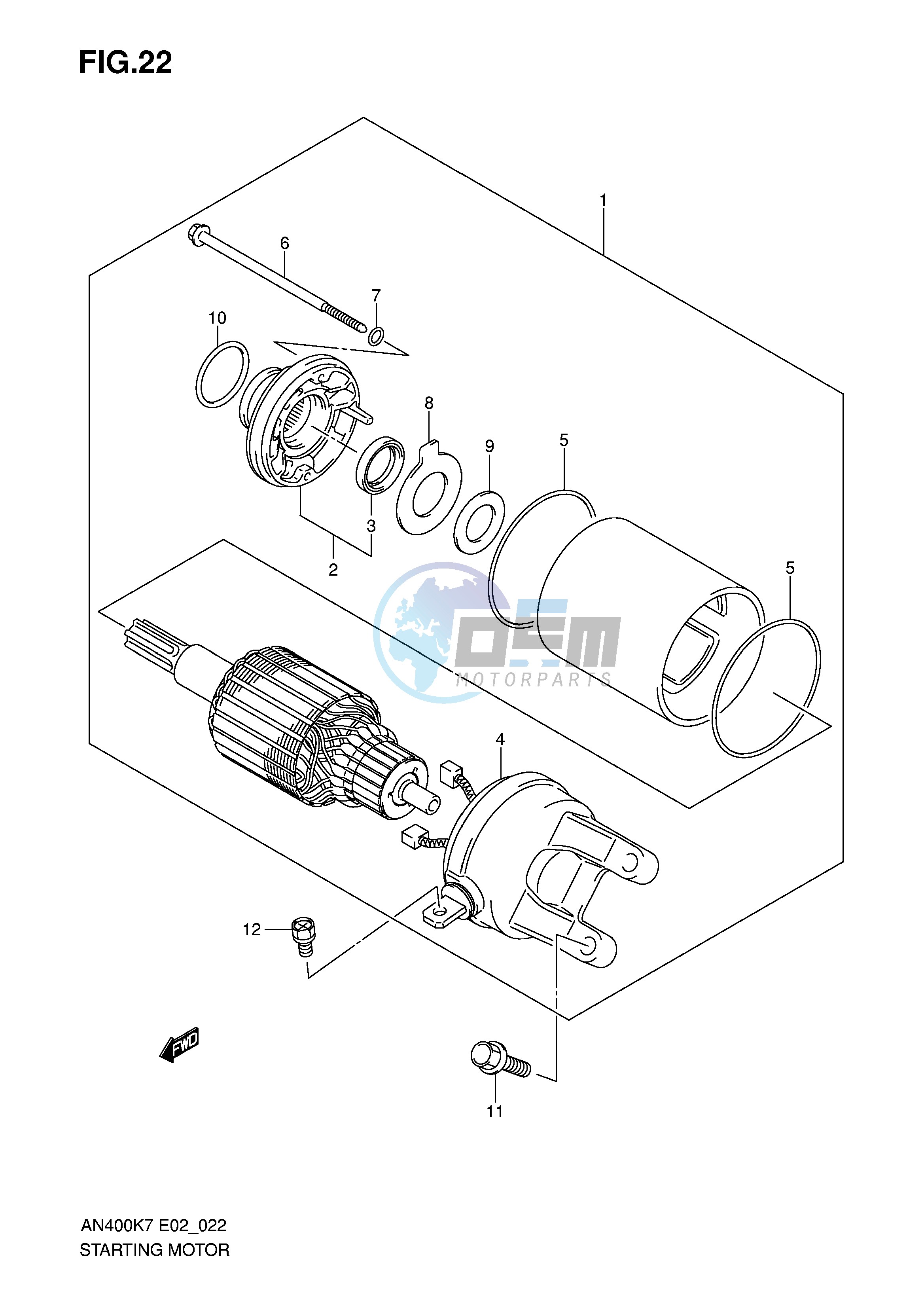 STARTING MOTOR