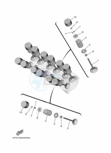 MT-09 MTN890 (B7NC) drawing VALVE