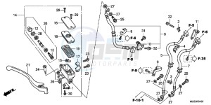 NC700XAC drawing FR. BRAKE MASTER CYLINDER (NC700XA/ XD)