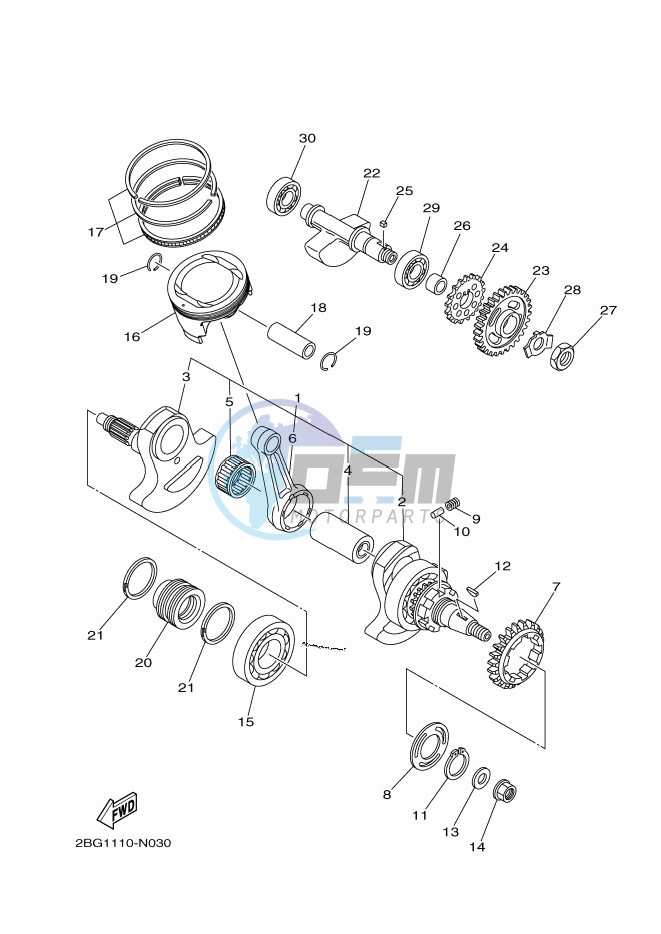 CRANKSHAFT & PISTON