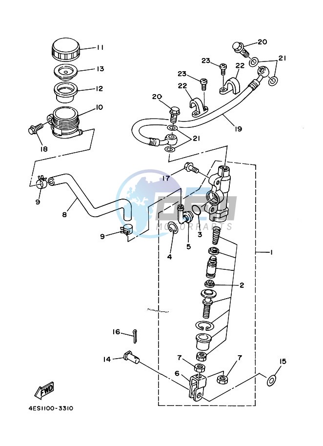 REAR MASTER CYLINDER