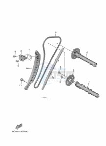 YXE850EN YX85EPAN (BANP) drawing CAMSHAFT & CHAIN