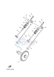 EF6600/E 357 (7C62 7C63 7C63 7C68) drawing CAMSHAFT & VALVE