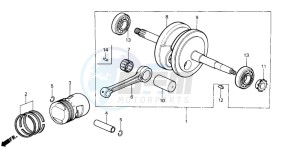 C50Z2 drawing CRANKSHAFT/PISTON