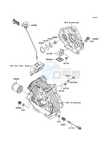 MULE_610_4X4 KAF400ABF EU drawing Oil Pump