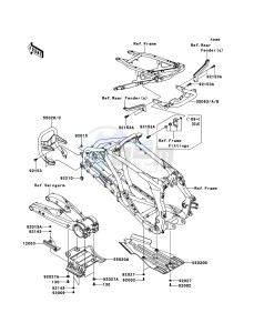 KFX450R KSF450BBF EU drawing Guard(s)