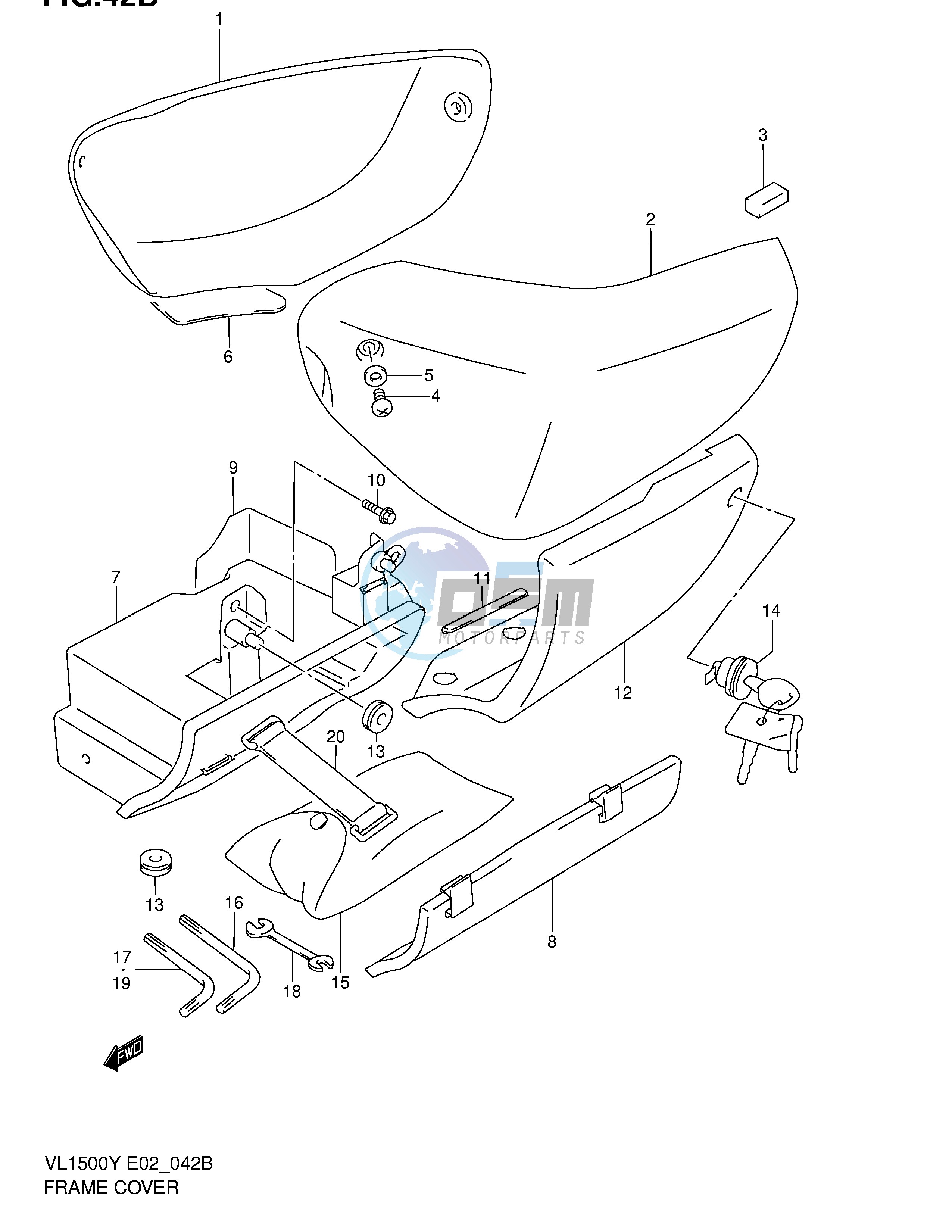 FRAME COVER (MODEL K2 K3)