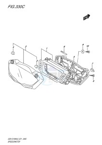 GSX-S1000F ABS EU drawing SPEEDOMETER