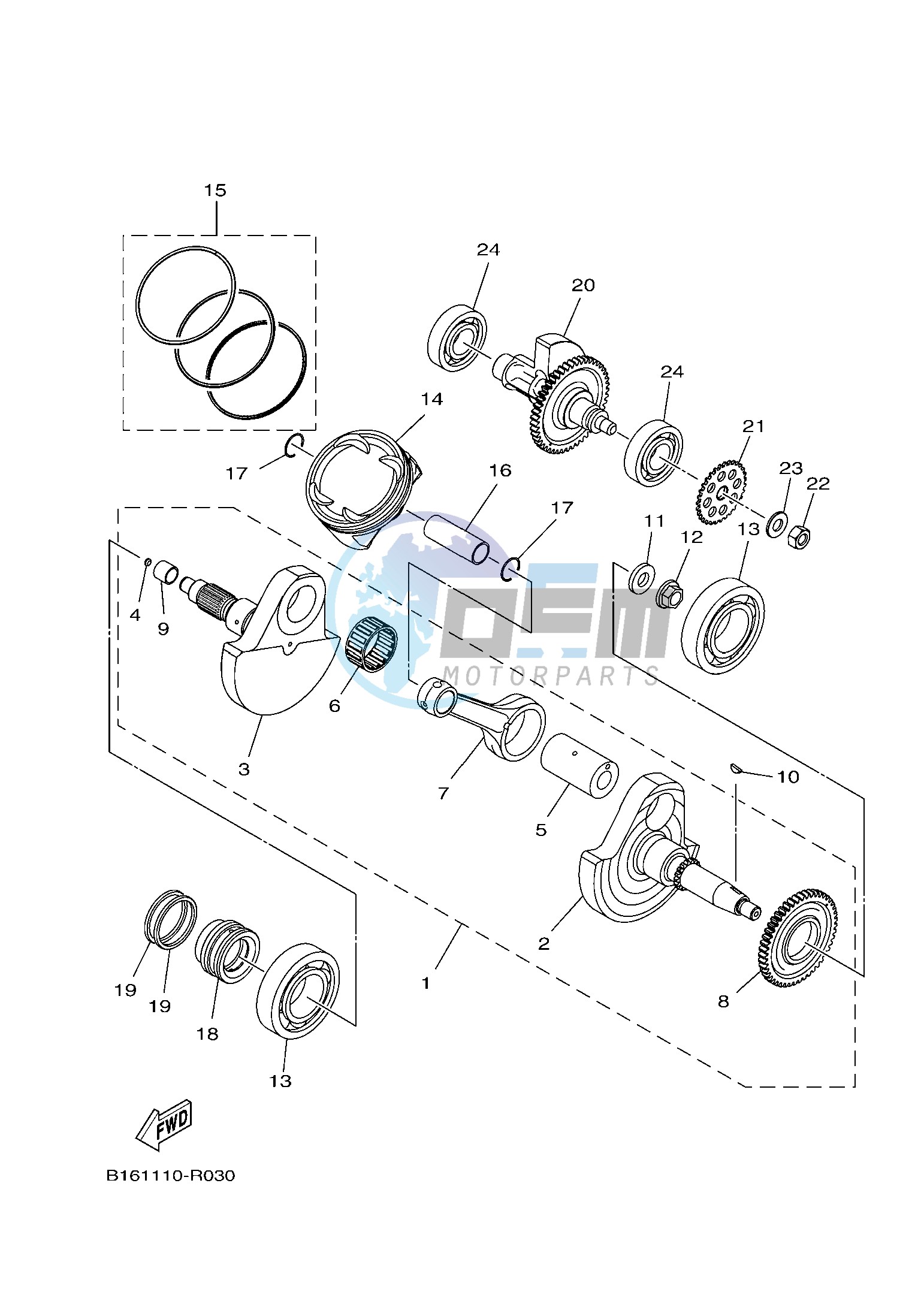 CRANKSHAFT & PISTON