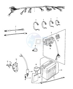 KH 400 A (A3-A5) drawing CHASSIS ELECTRICAL EQUIPMENT