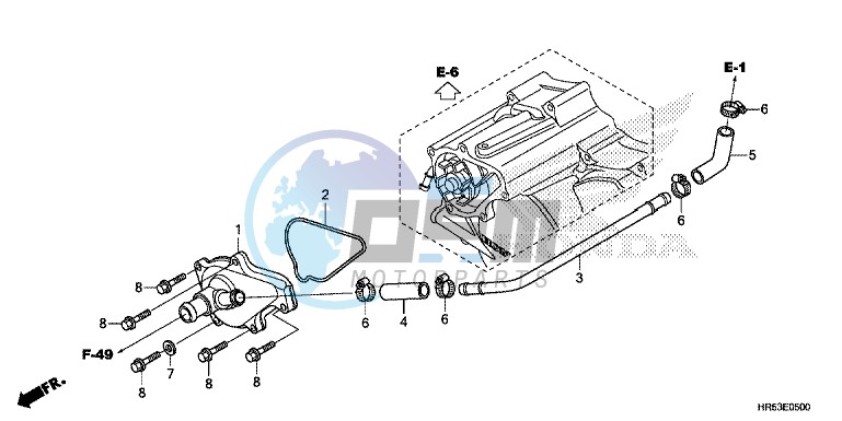 WATER PUMP COVER