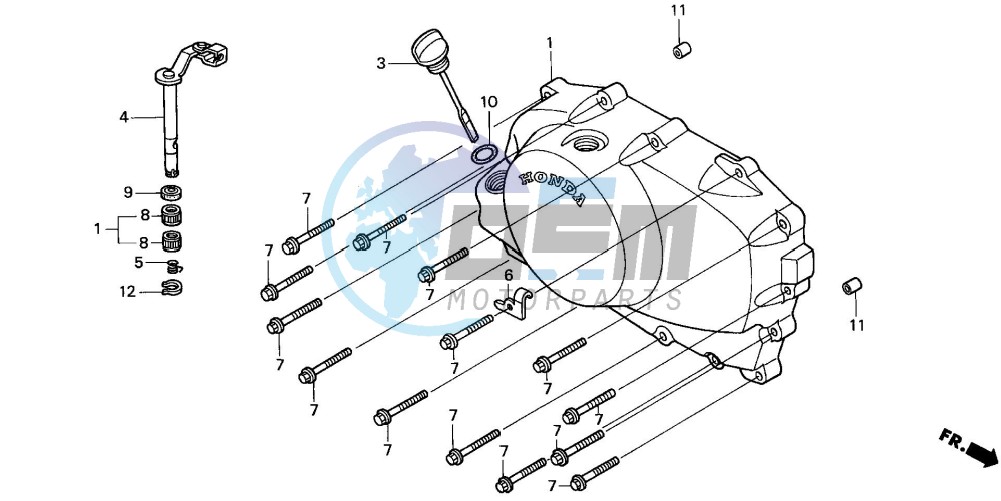 RIGHT CRANKCASE COVER