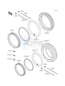 EN 500 C [VULCAN 500 LTD] (C1-C5) [VULCAN 500 LTD] drawing TIRES