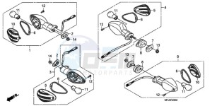 CBR600RAA Europe Direct - (ED / ABS) drawing WINKER (3)