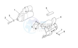 Stelvio 1200 8V STD - NTX drawing Starter motor