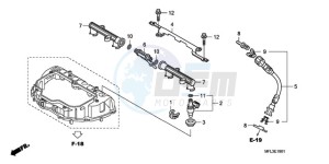 CBR1000RAA BR / ABS - (BR / ABS) drawing INJECTOR