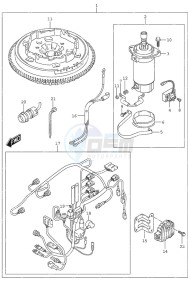 DF 25A drawing Starting Motor Manual Starter