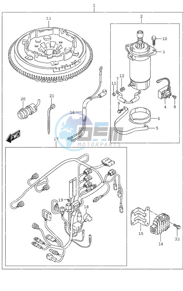 Starting Motor Manual Starter