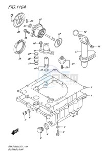 GSX-S 1000 drawing OIL PAN OIL PUMP