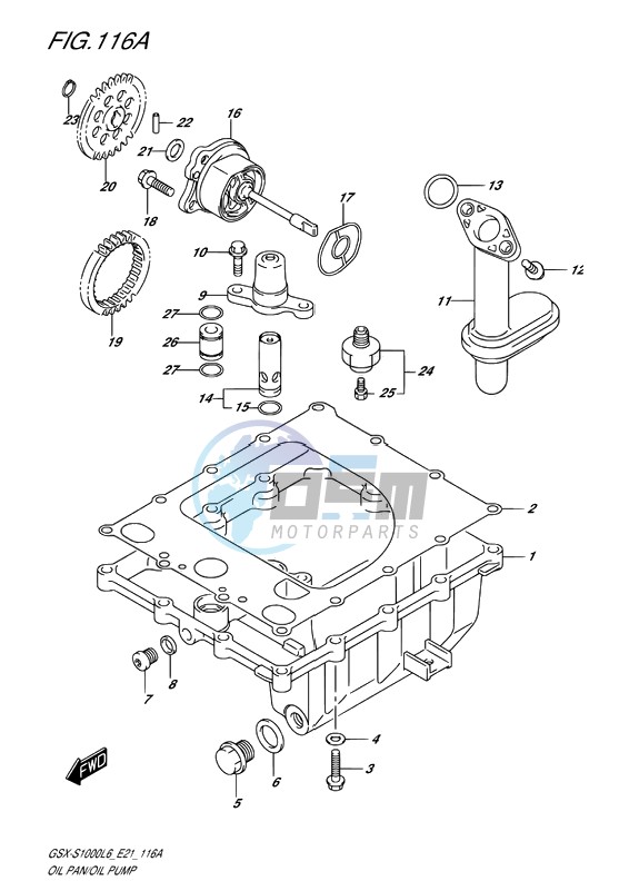 OIL PAN OIL PUMP