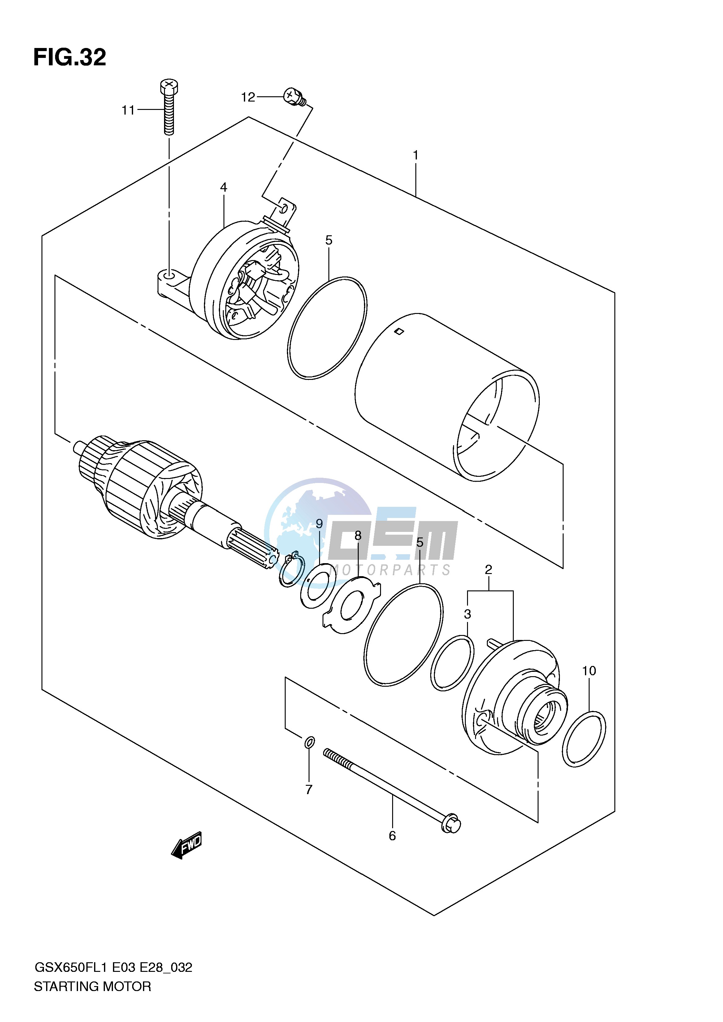 STARTING MOTOR