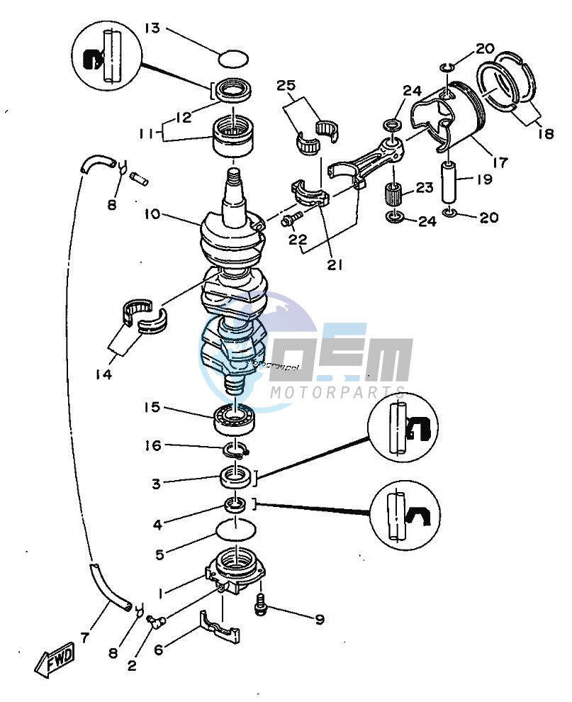 CRANKSHAFT--PISTON