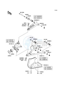 KVF750_4X4_EPS KVF750GDF EU drawing Front Suspension