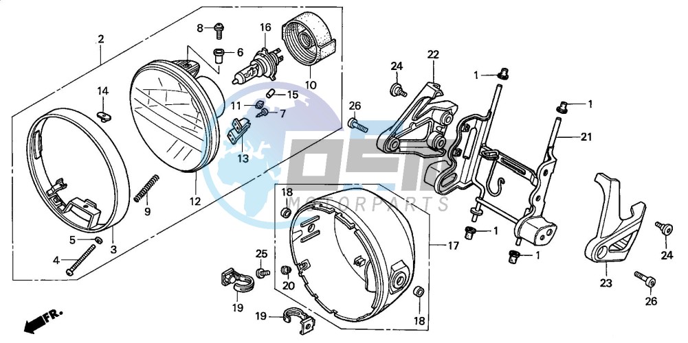 HEADLIGHT (CM/U)