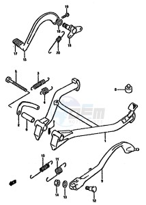 GSX750F (K-T) drawing STAND