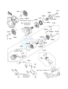 ZX 600 R [NINJA ZX-6R MONSTER ENERGY] (R9FA) R9FA drawing STARTER MOTOR