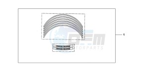 CBR600RRC drawing KIT WHEEL STICKER