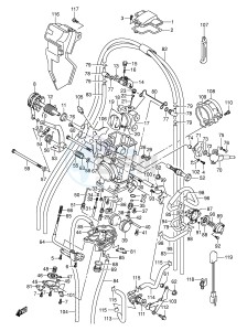 DR-Z400 (E3-E28) drawing CARBURETOR (MODEL Y K1 K2)