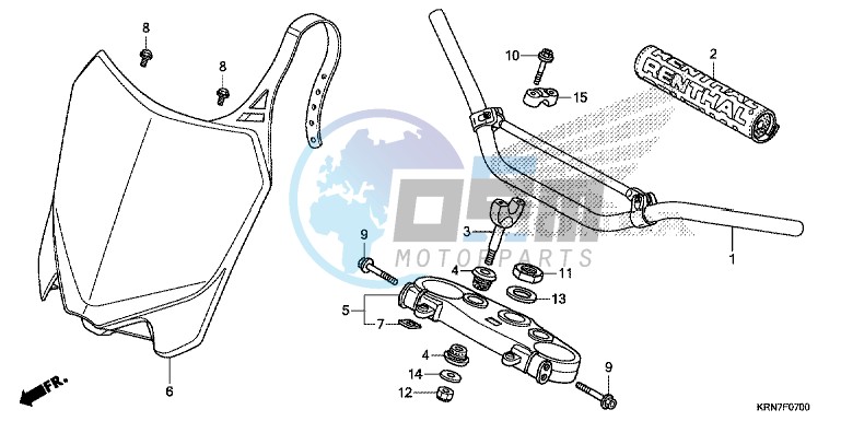 HANDLE PIPE/TOP BRIDGE