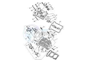 TDM 900 drawing CYLINDER HEAD